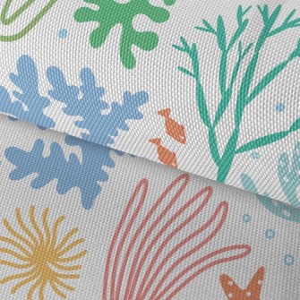 Colorful Underwater Corals Waterproof Oxford