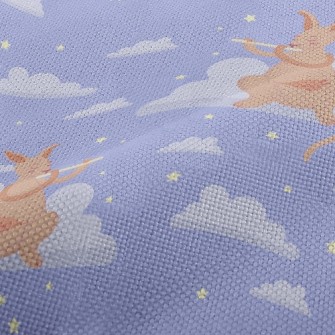 Kangaroo Mother Plays Flute Performance Linen