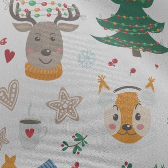 Bear Elk Celebrates Christmas Chiffon
