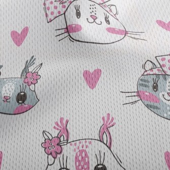 Little Butterfly Festival Cat Athletic Mesh Flat Back