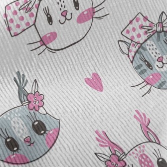 Little Butterfly Festival Cat Standard Corduroy