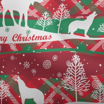 Classic Christmas Elk Dobby