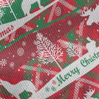 Classic Christmas Elk Standard Corduroy