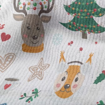 Bear Elk Celebrates Christmas Terry