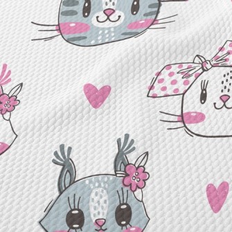 Little Butterfly Festival Cat Birdseye Piqué