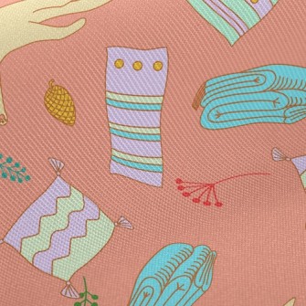 Lazy Cat Stretching Twill