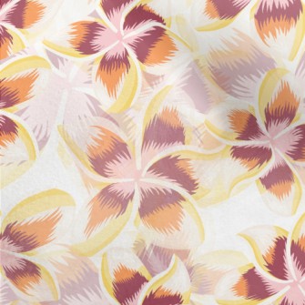 Tropical Hibiscus Flower Micro Fleece