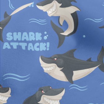 Fierce Evil Shark Micro Fleece