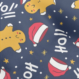 Christmas Gingerbread Man Micro Fleece