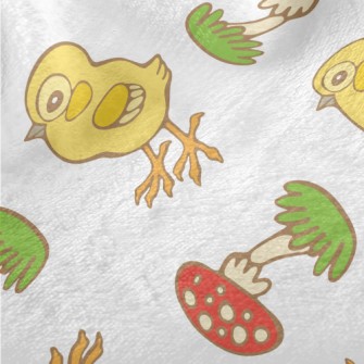 Chicken And Mushrooms Minky