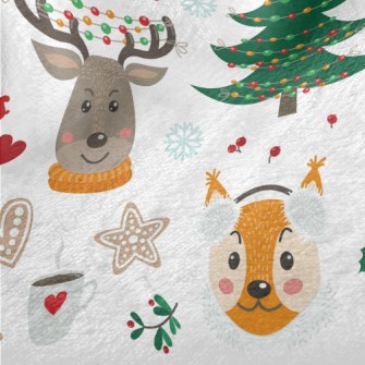 Bear Elk Celebrates Christmas Minky