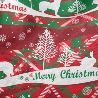 Classic Christmas Elk Minky