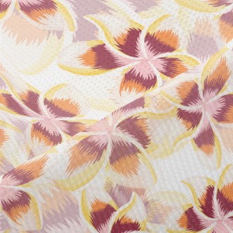 Tropical Hibiscus Flower Piqué