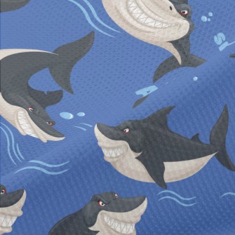 Fierce Evil Shark Piqué