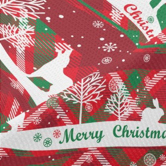 Classic Christmas Elk Piqué