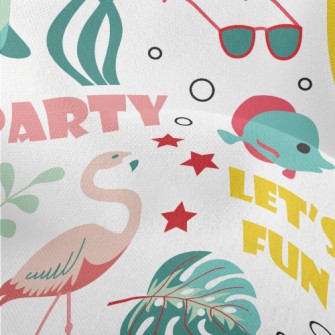 Happy Summer Vacation Time Lightweight Performance Linen