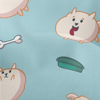 Chubby Little Pomeranian Lightweight Performance Linen