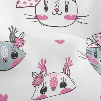 Little Butterfly Festival Cat Lightweight Performance Linen