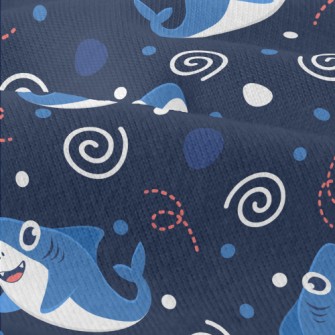 Q Version Of Cute Shark Modern Jersey