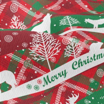 Classic Christmas Elk Modern Jersey