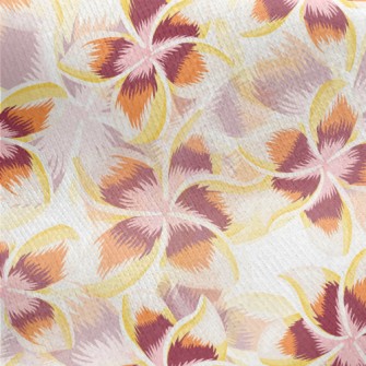 Tropical Hibiscus Flower Jersey Backed Fleece