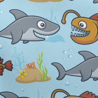 Shark Fang Lantern Fish Pongee