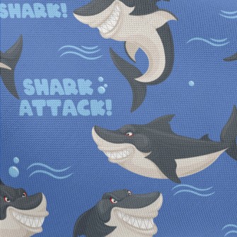 Fierce Evil Shark Pongee