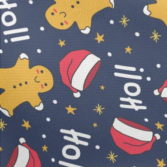 Christmas Gingerbread Man Pongee