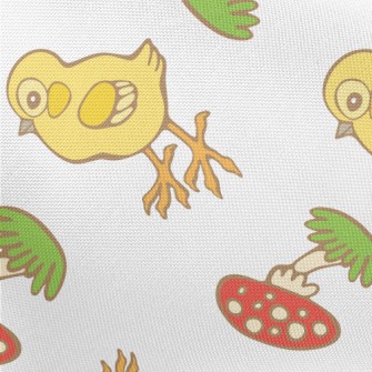 Chicken And Mushrooms Pongee