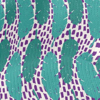 Square Art Color Block Stretch Jersey