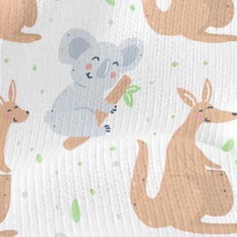 Smiling Kangaroo Koala Stretch Jersey