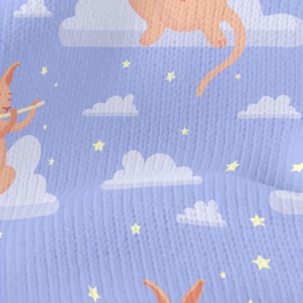 Kangaroo Mother Plays Flute Stretch Jersey