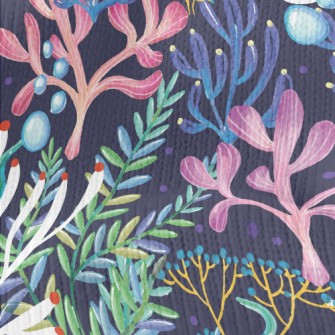 Mysterious Ocean Coral Stretch Jersey