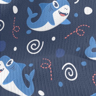 Q Version Of Cute Shark Stretch Jersey