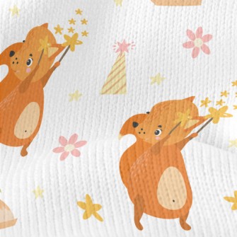 Cute Squirrel Raccoon Stretch Jersey