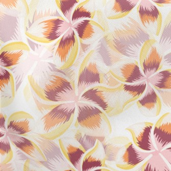 Tropical Hibiscus Flower Lightweight Cotton Poplin