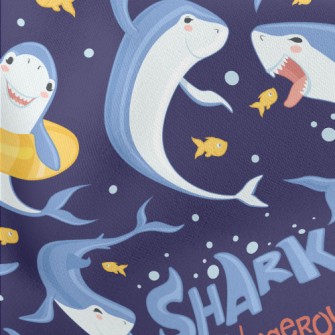 Shark Funny Dance Lightweight Cotton Poplin