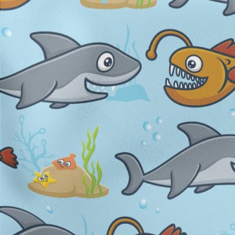 Shark Fang Lantern Fish Lightweight Cotton Poplin