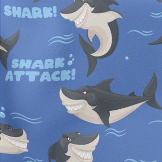 Fierce Evil Shark Lightweight Cotton Poplin