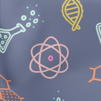 Scientific Research Symbol Lightweight Cotton Poplin