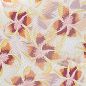 Tropical Hibiscus Flower Midweight Cotton Poplin