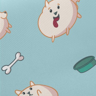 Chubby Little Pomeranian Midweight Cotton Poplin