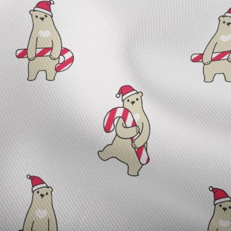 Brown Bear Holding Christmas C Dobby