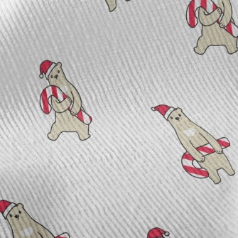 Brown Bear Holding Christmas C Standard Corduroy