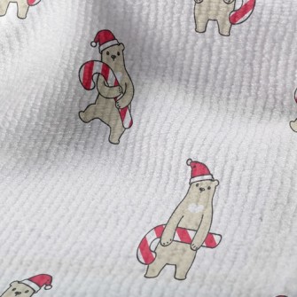 Brown Bear Holding Christmas C Terry