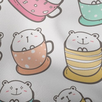 Colorful Cup Big White Bear Dobby