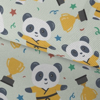 Panda Judo Champion Waterproof Oxford