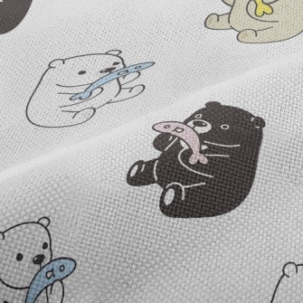Enjoy Fish And Tricolor Bears Performance Linen
