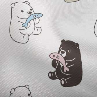 Enjoy Fish And Tricolor Bears Dobby