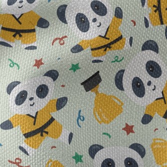 Panda Judo Champion Waterproof Canvas